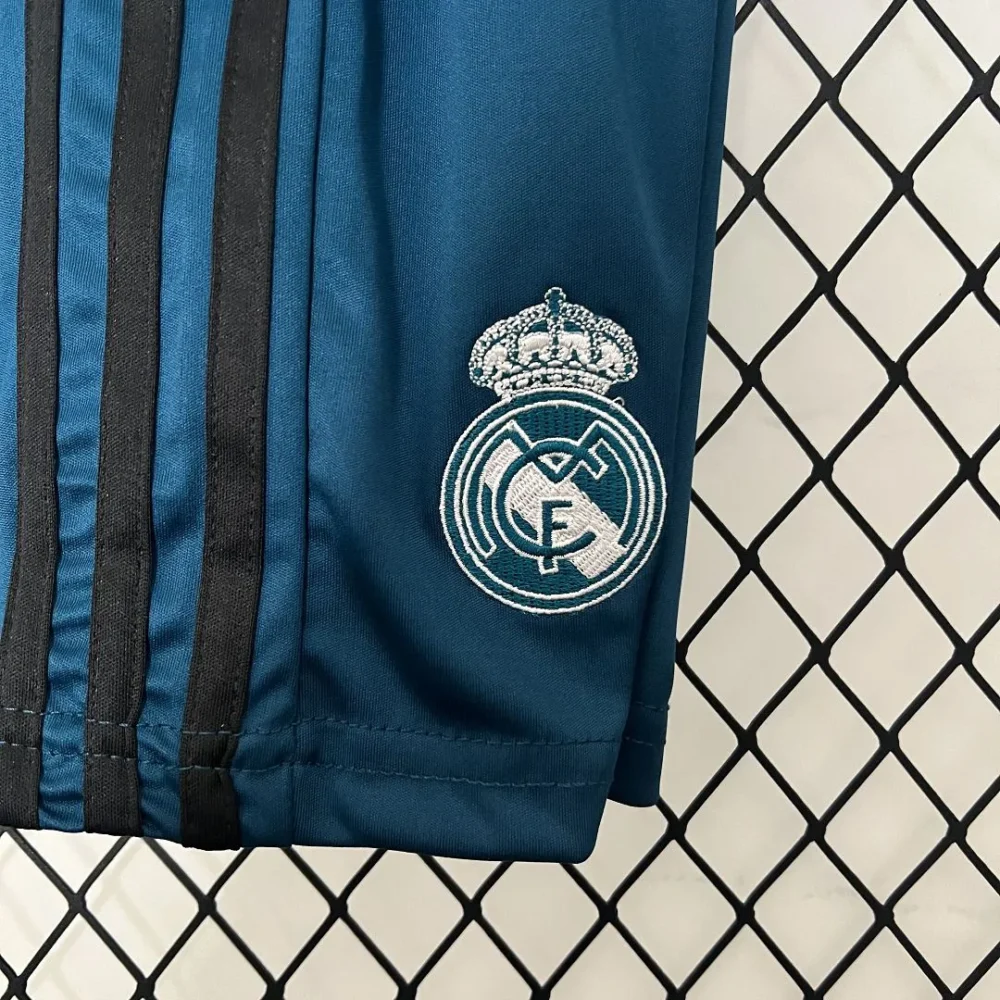 Real Madrid Retro Jersey Third Away Kids Kit Jersey+Shorts 2017/18 - Image 7