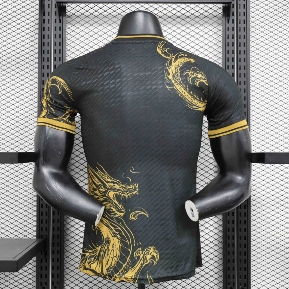 Real Madrid Authentic Soccer Jersey Golden Dragon Special Edition Shirt 2024/25 - Image 2