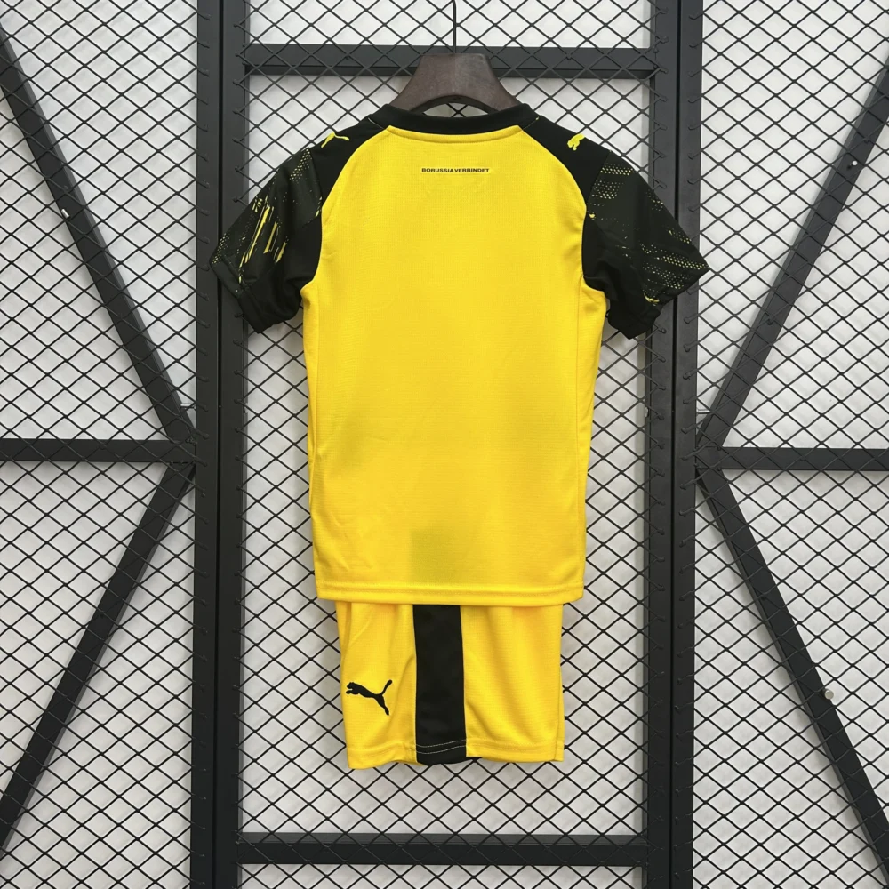 Borussia Dortmund Home Kids Kit Jersey+Shorts 2025/26 - Image 2