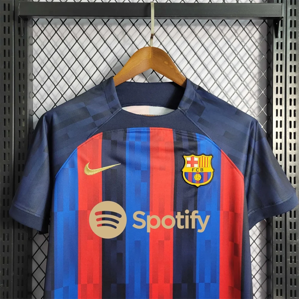 Barcelona Home Soccer Jersey Custom Shirt 2022/23 - Image 4