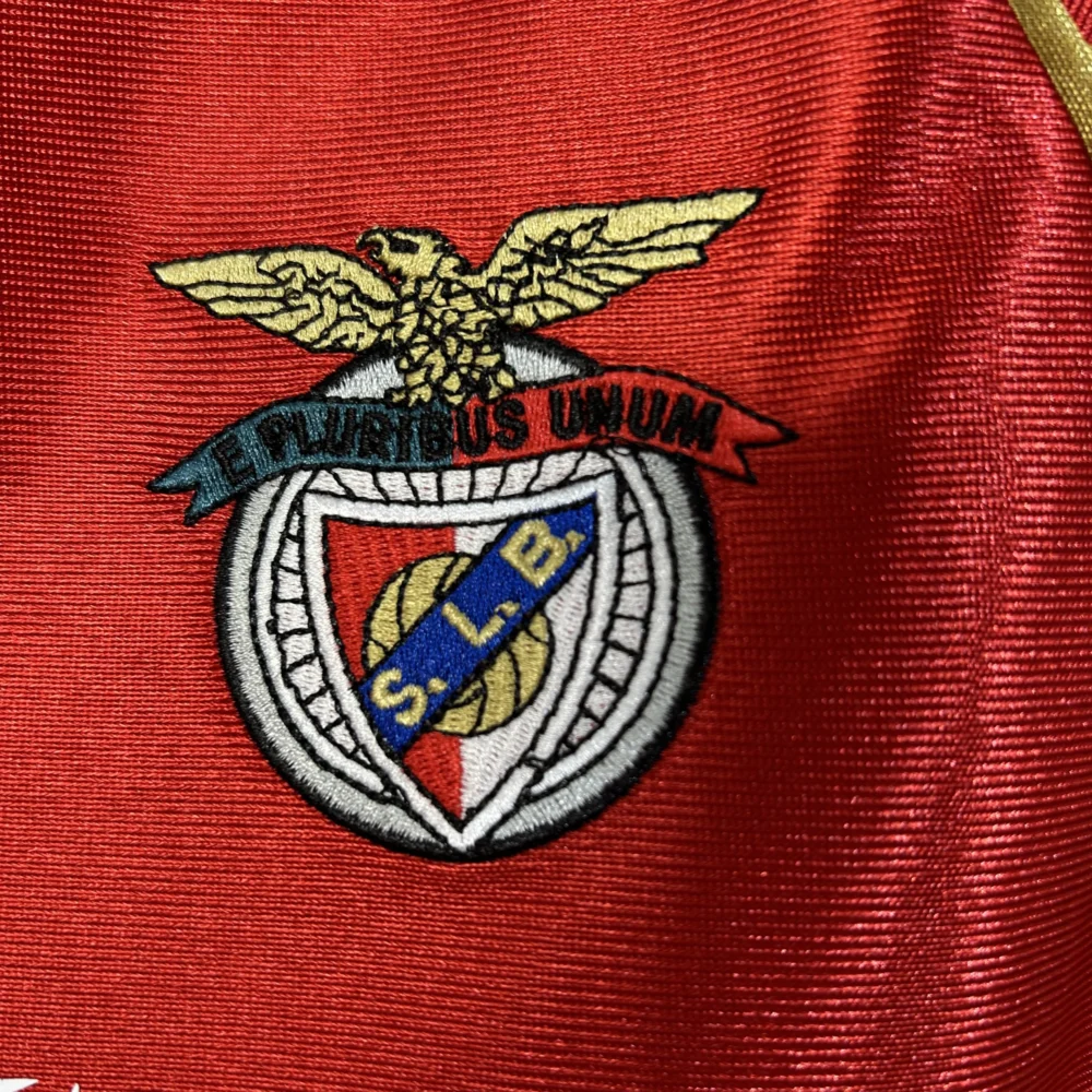 Benfica Retro Soccer Jersey Home Custom Shirt 1998/99 - Image 4