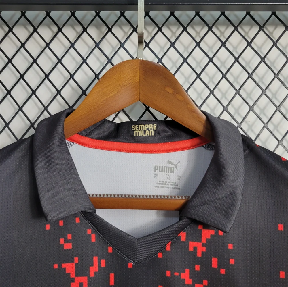 AC Milan Retro Soccer Jersey Fourth Away Custom Shirt 2022/23 - Image 8