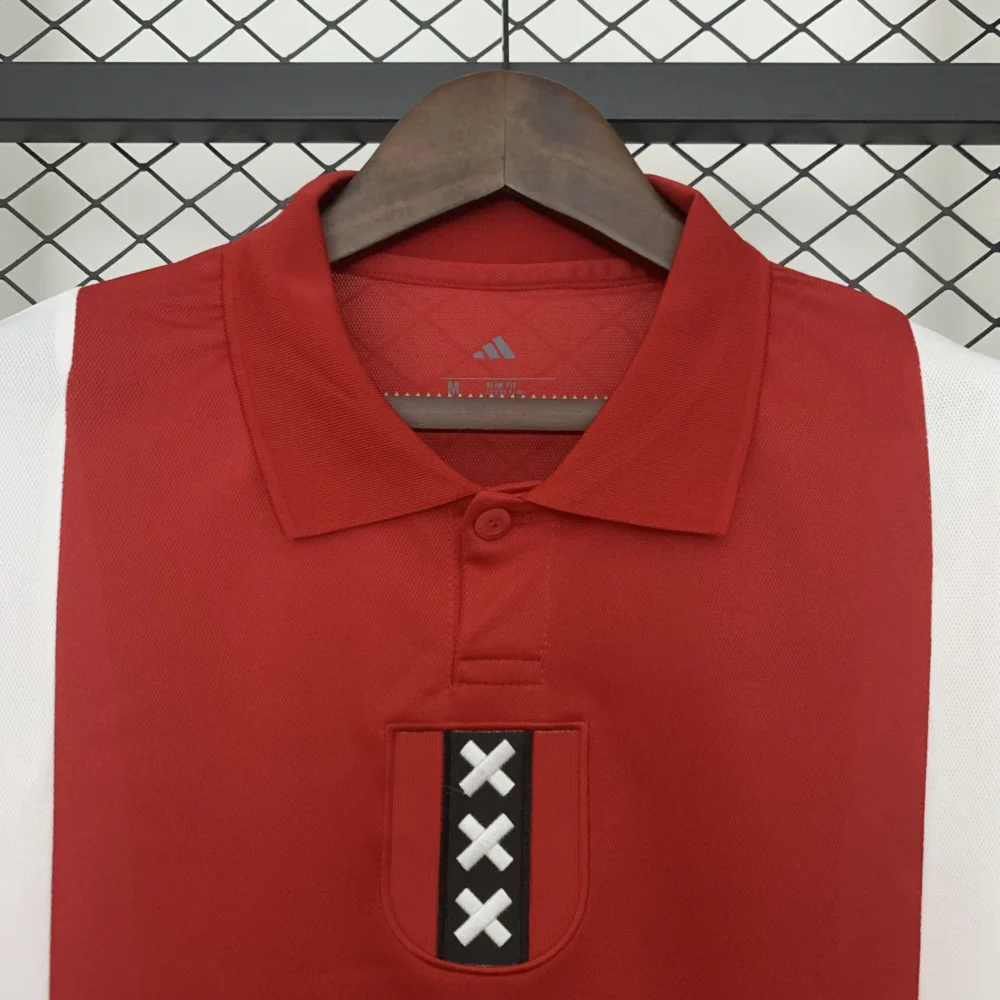 Ajax Football Jersey 125th Anniversary Custom Long Sleeve Shirt 2025/26 - Image 3