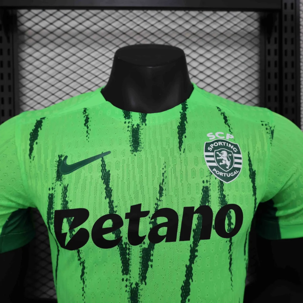 Sporting CP Authentic Soccer Jersey Fourth Away Shirt 2024/25 - Image 3