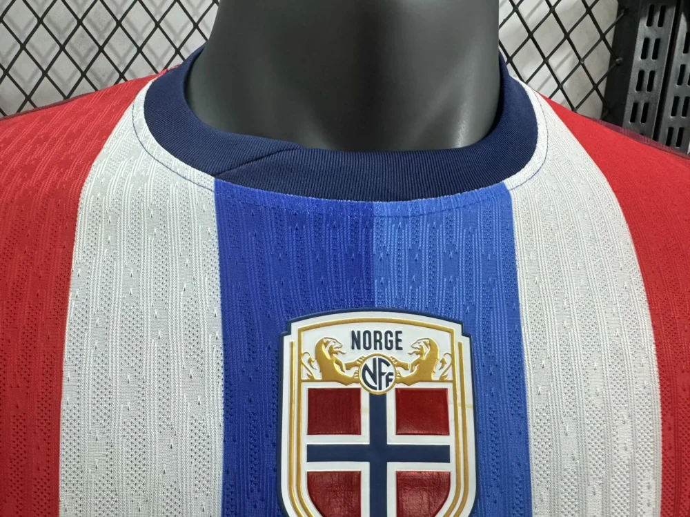 Norway Authentic Soccer Jersey Home Shirt 2024 - Image 5