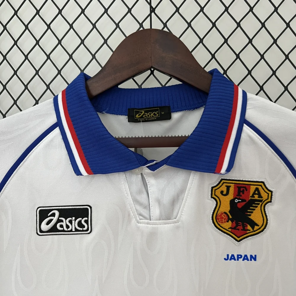 Japan Retro Soccer Jersey Away Custom Shirt 1998 - Image 3