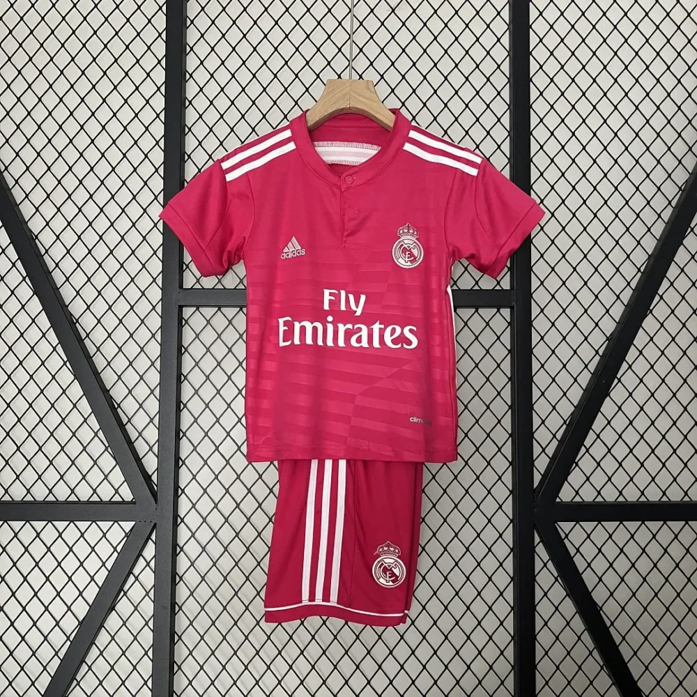 Real Madrid Retro Jersey Away Kids Kit Jersey+Shorts 2014/15