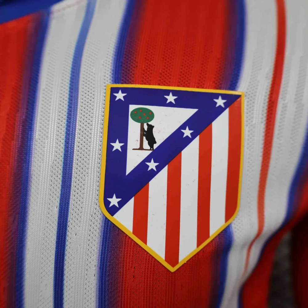 Authentic Soccer Jersey Atletico Madrid Home Long Sleeve Shirt 2024/25 - Image 4