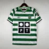 Sporting CP Retro Soccer Jersey Home Custom Shirt 2003/04