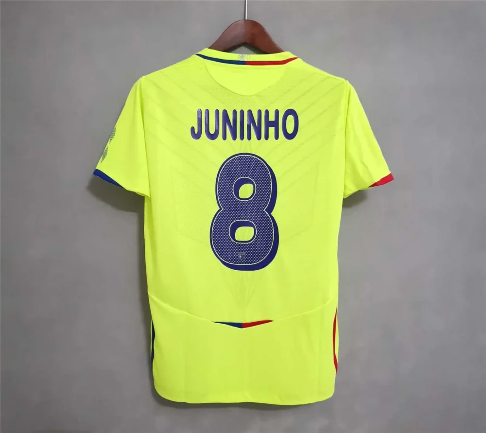 Olympique Lyonnais Retro Football Jersey Third Away Custom Shirt 2008-09 - Image 10