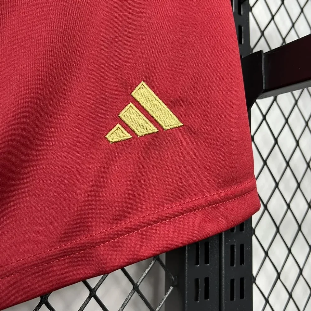 Roma Soccer Jersey Home Custom Shorts 2024/25 - Image 4