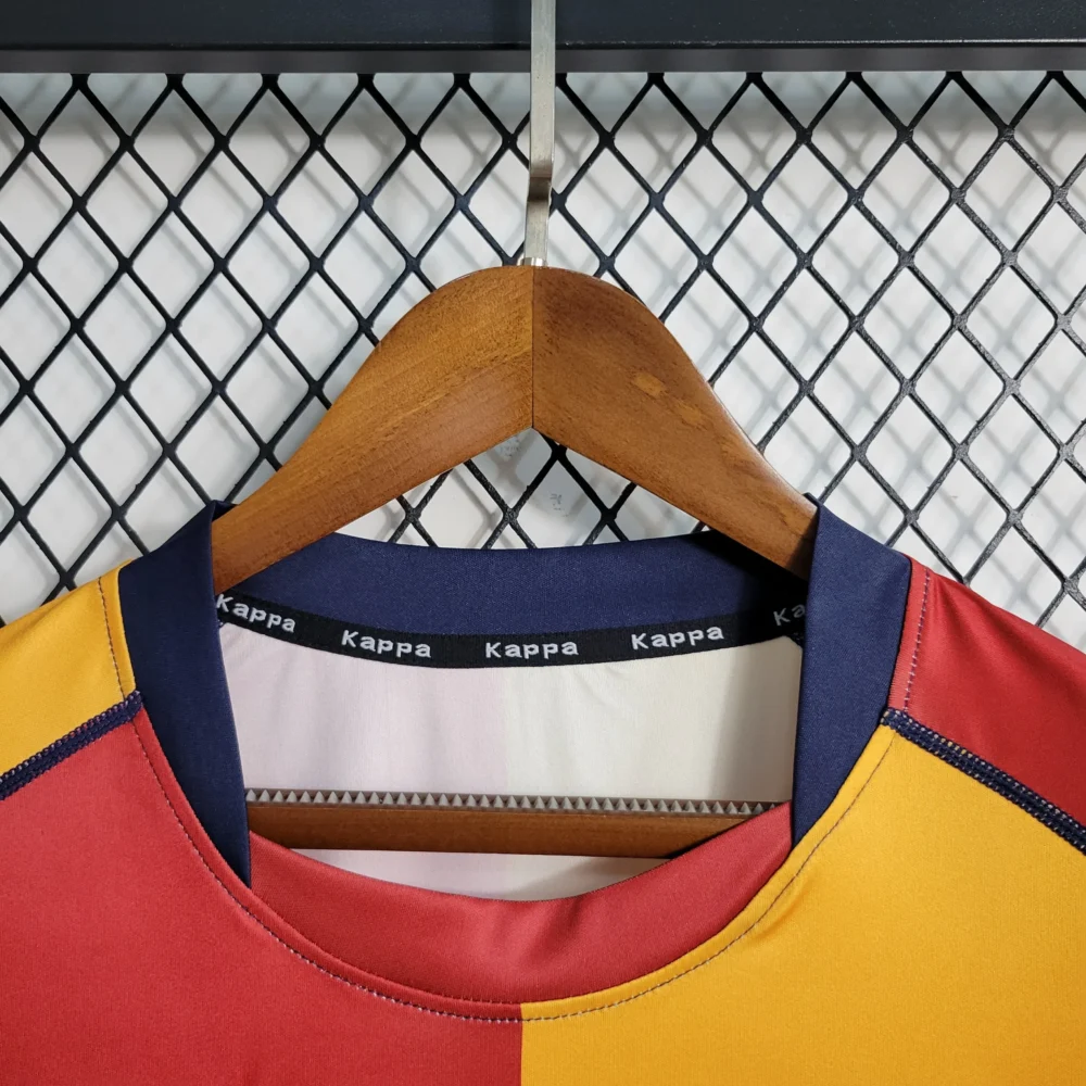 Roma Retro Soccer Jersey Home Custom Shirt 2001/02 - Image 5