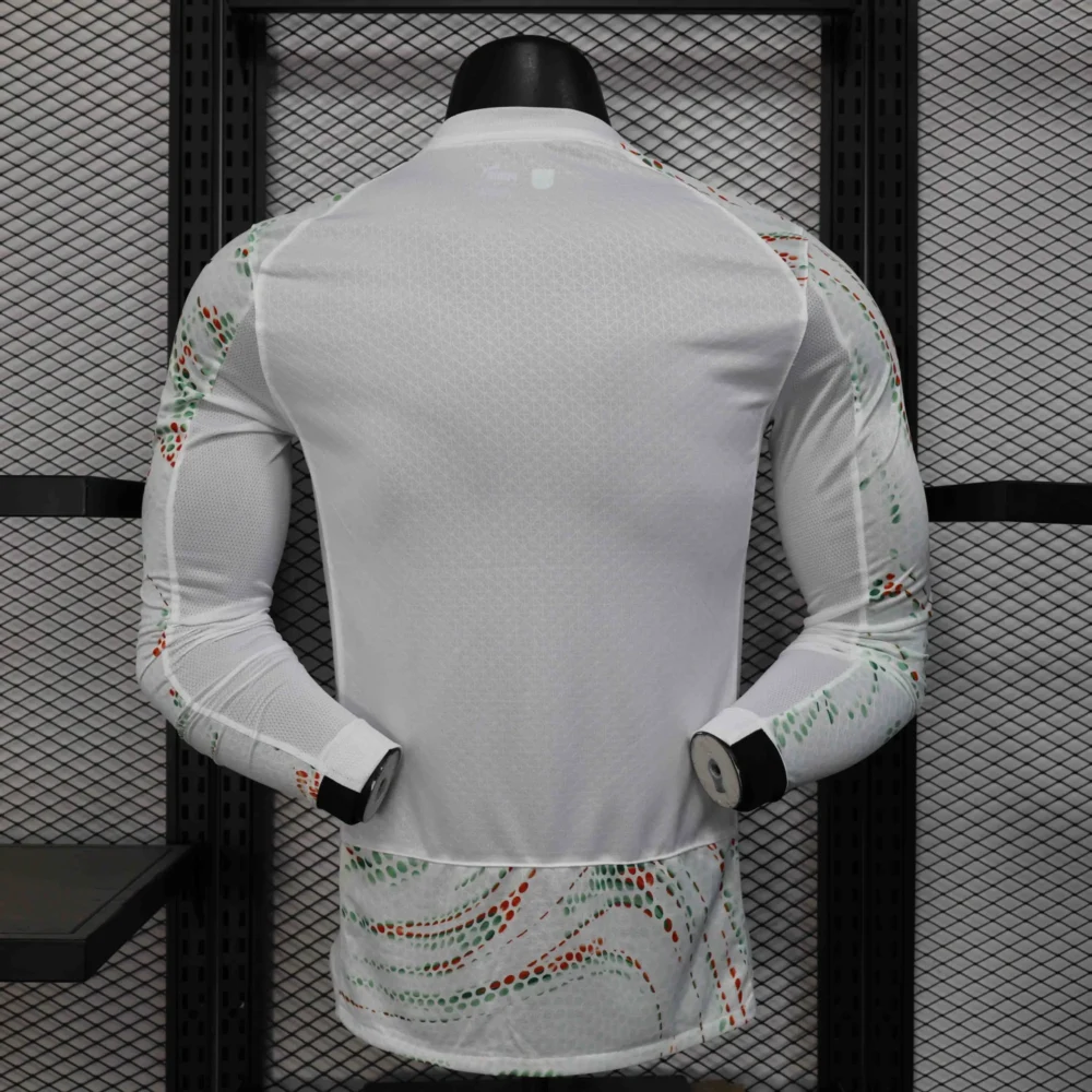 Portugal Authentic Soccer Jersey Away Long Sleeve Shirt 2025 - Image 2