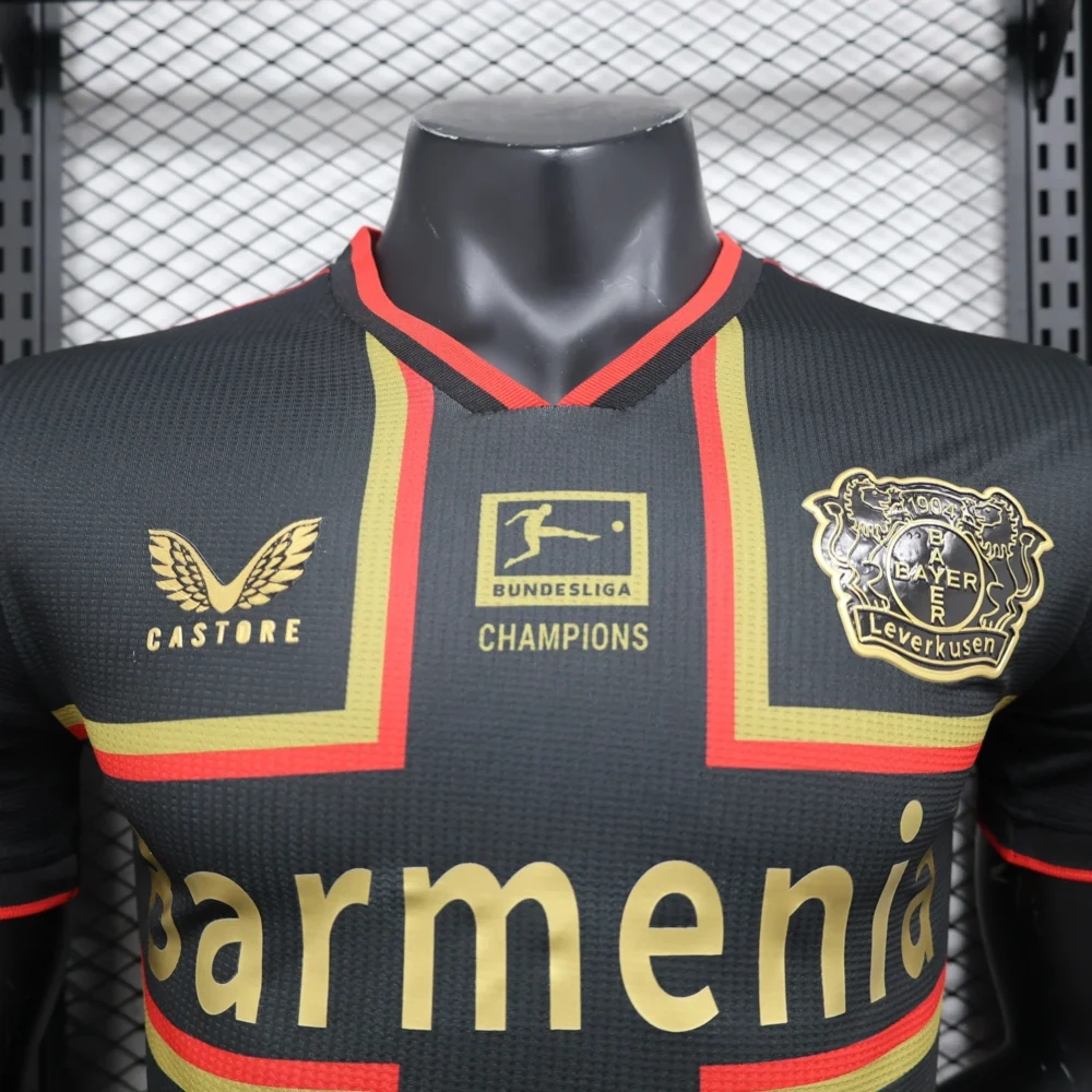 Bayer 04 Leverkusen Authentic Soccer Jersey Champions Special Edition Shirt 2024/25 - Image 3
