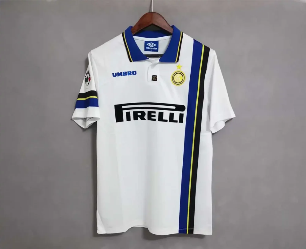 Inter Milan Jersey Custom Away Soccer Jersey 1997/98 - Image 3