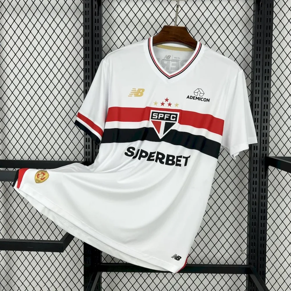Sao Paulo FC Soccer Jersey Home Custom Shirt 2025