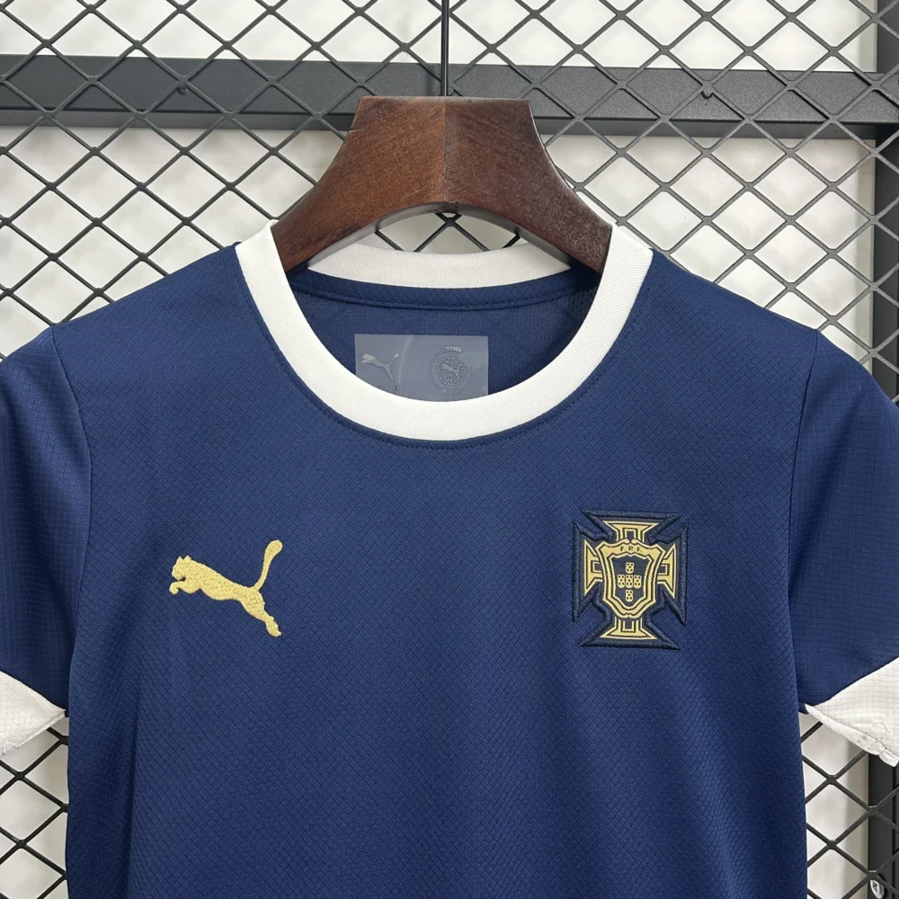 Portugal Training Football Uniform Kids Kit Jersey+Shorts 2025 - Image 3