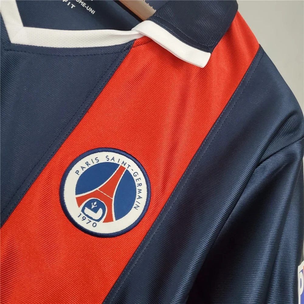 PSG Retro Jersey Home Soccer Shirt 2001/02 - Image 5