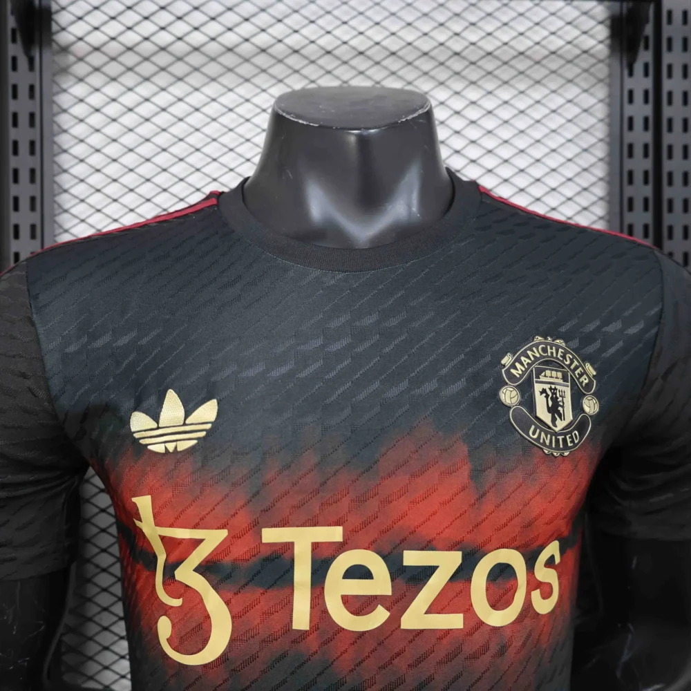 Manchester United Authentic Chinese New Year Collection Football Jersey Shirt 2024/25 - Image 3