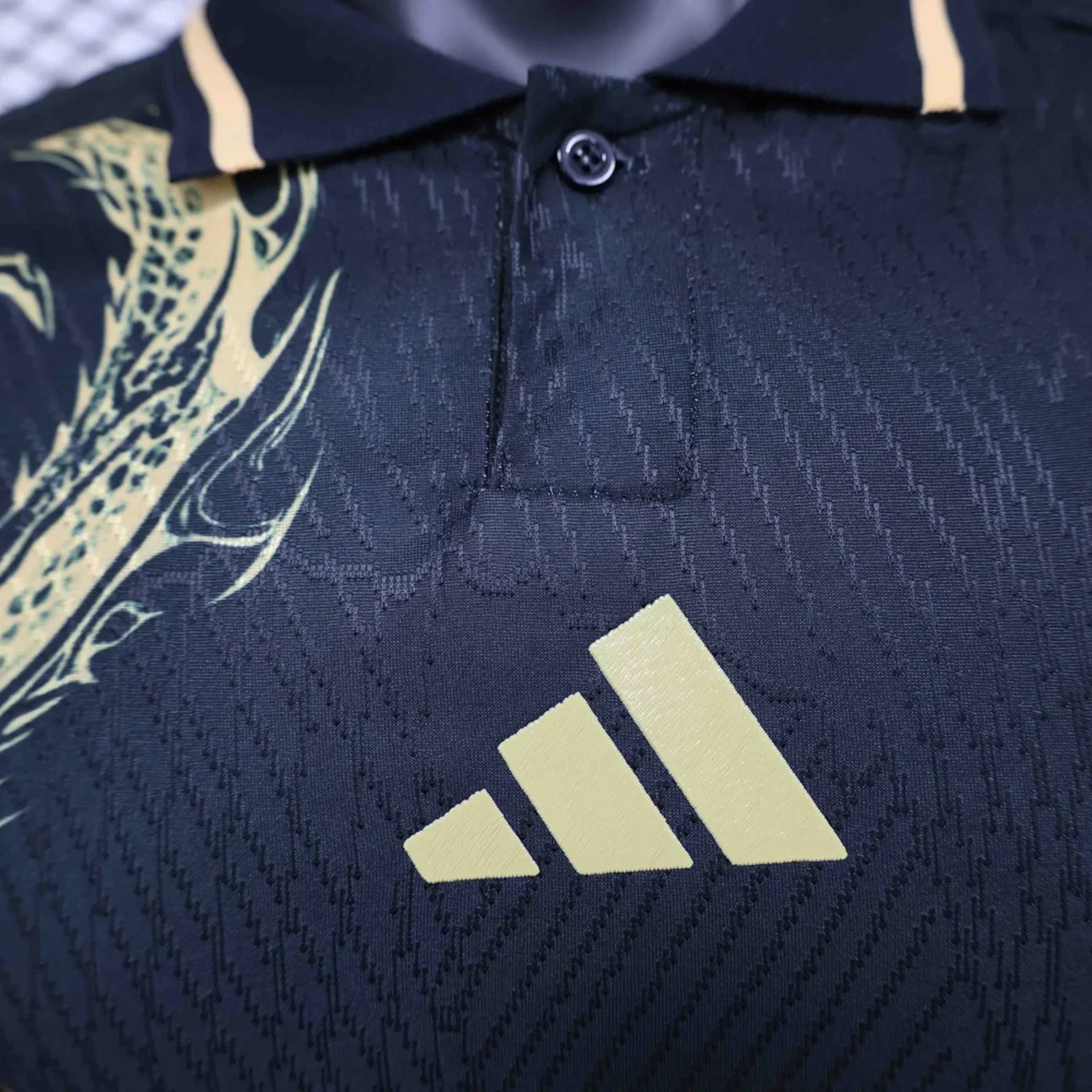 Real Madrid Authentic Soccer Jersey Golden Dragon Special Edition Shirt 2024/25 - Image 4