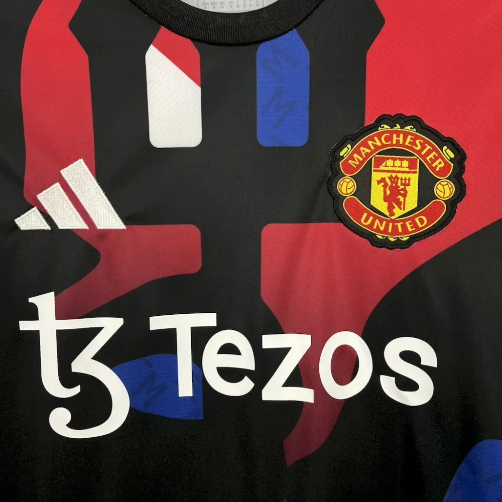 Manchester United Training Football Jersey Shirt 2024/25 - Image 3