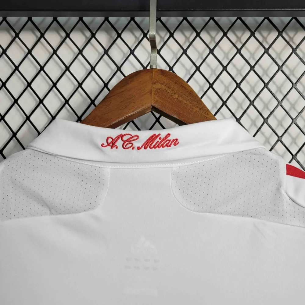 AC Milan Retro Soccer Jersey Away Custom Shirt 2007/08 - Image 8