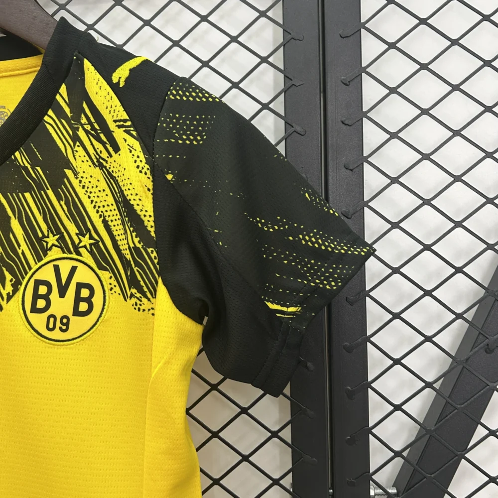 Borussia Dortmund Home Kids Kit Jersey+Shorts 2025/26 - Image 6