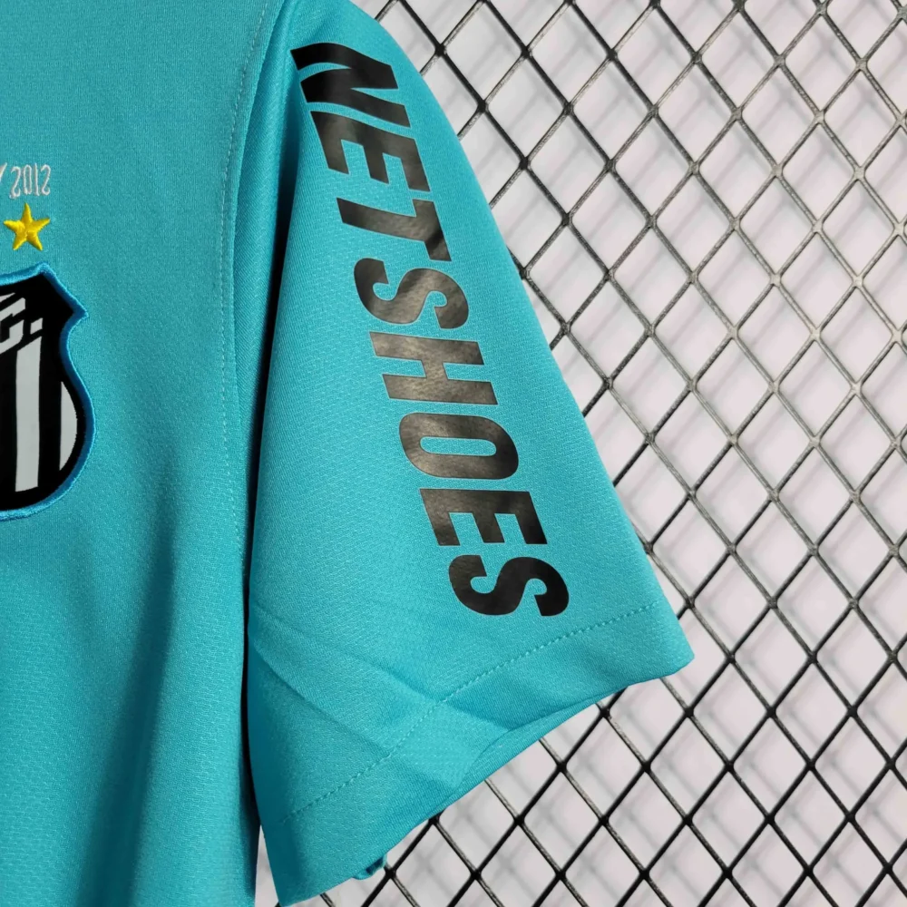 Santos FC Retro Soccer Jersey Third Away Custom Shirt 2012 - Image 7