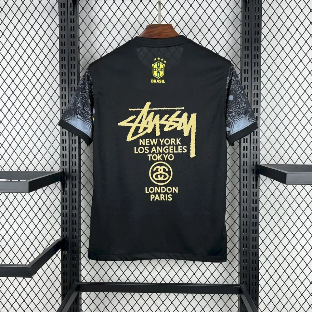 Brazil Soccer Jersey Jesus Custom Shirt 2024 - Image 2