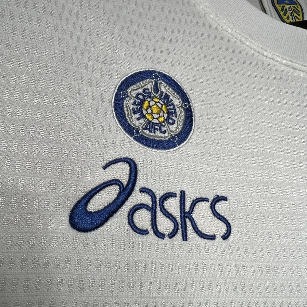 Leeds United Retro Football Jersey Home Shirt 1995/96 - Image 6