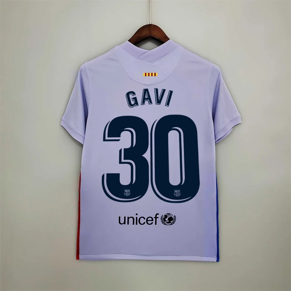 Barcelona Retro Jersey Away Soccer Shirt 2021/22 - Image 20