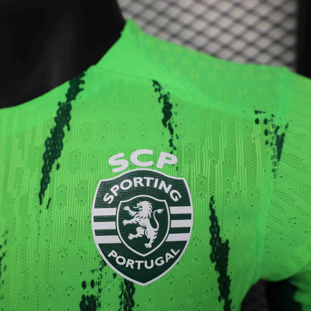Sporting CP Authentic Soccer Jersey Fourth Away Shirt 2024/25 - Image 5