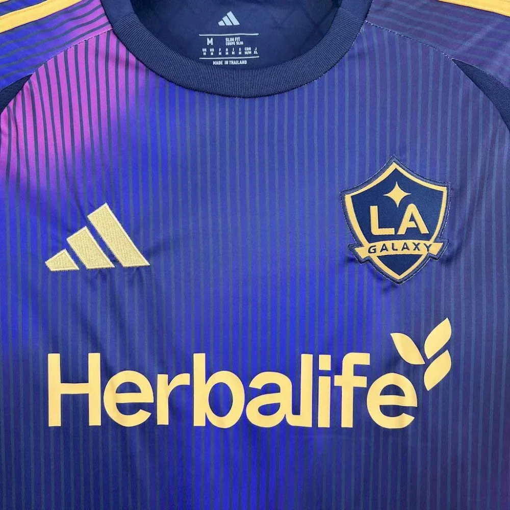 LA Galaxy Soccer Jersey Away Custom Shirt 2025 - Image 4