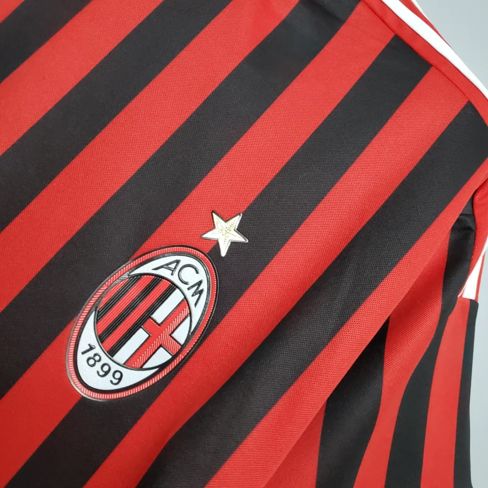 AC Milan Retro Soccer Jersey Home Custom Shirt 2011/12 - Image 5
