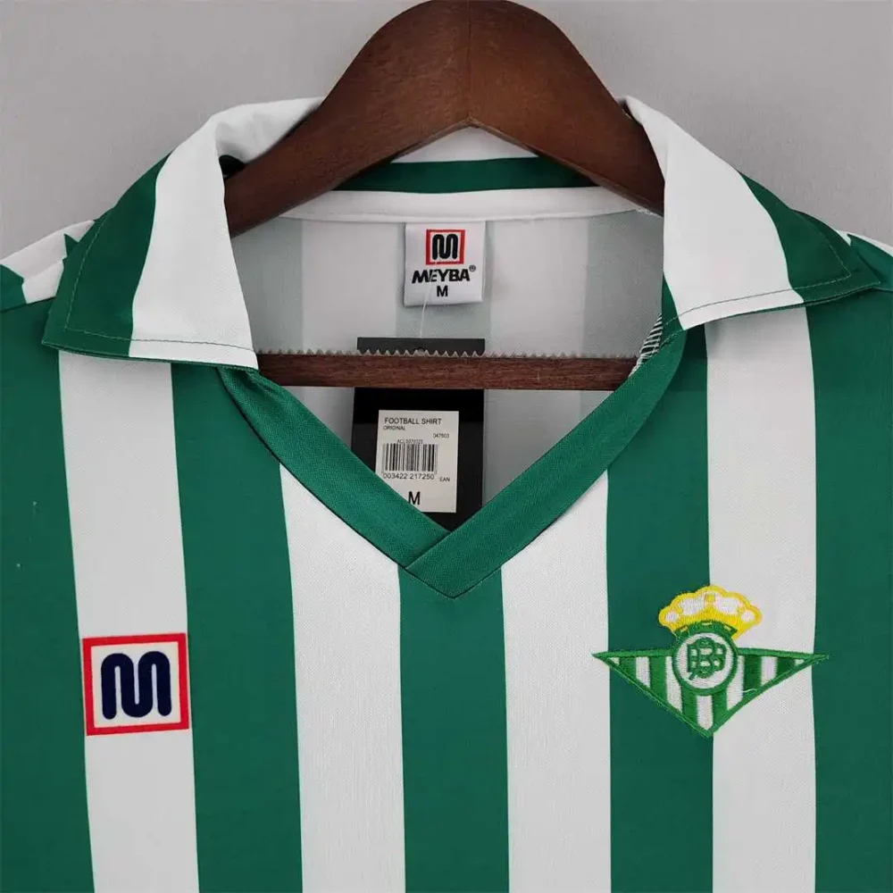 Real Betis Retro Jersey Home Soccer Shirt 1982/85 - Image 4