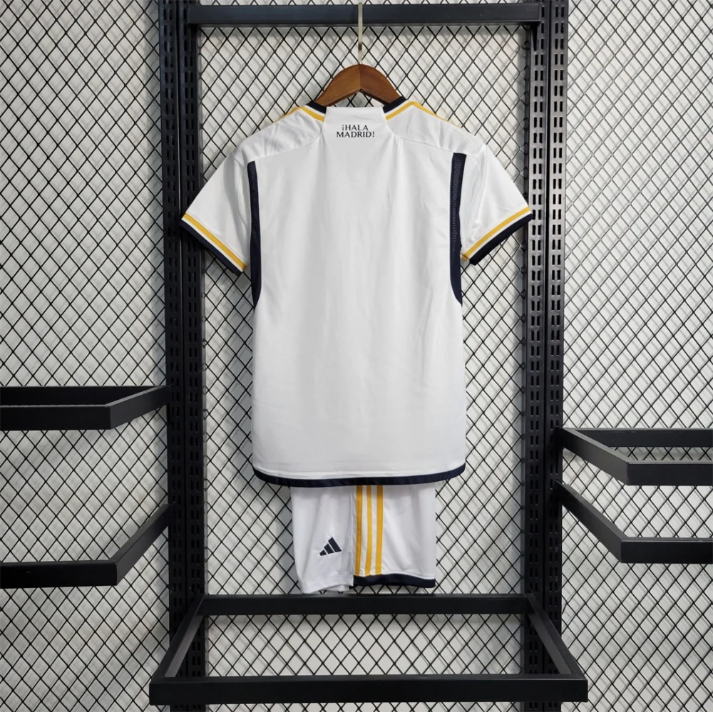 Real Madrid Soccer Jersey Home Kids Kit Jersey+Shorts 2023/24 - Image 2
