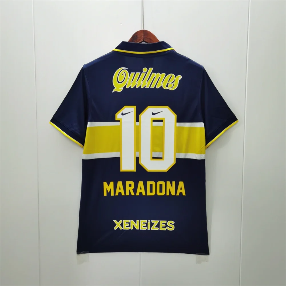 Boca Juniors Retro Soccer Jersey Home Custom Shirt 1996/97 - Image 10