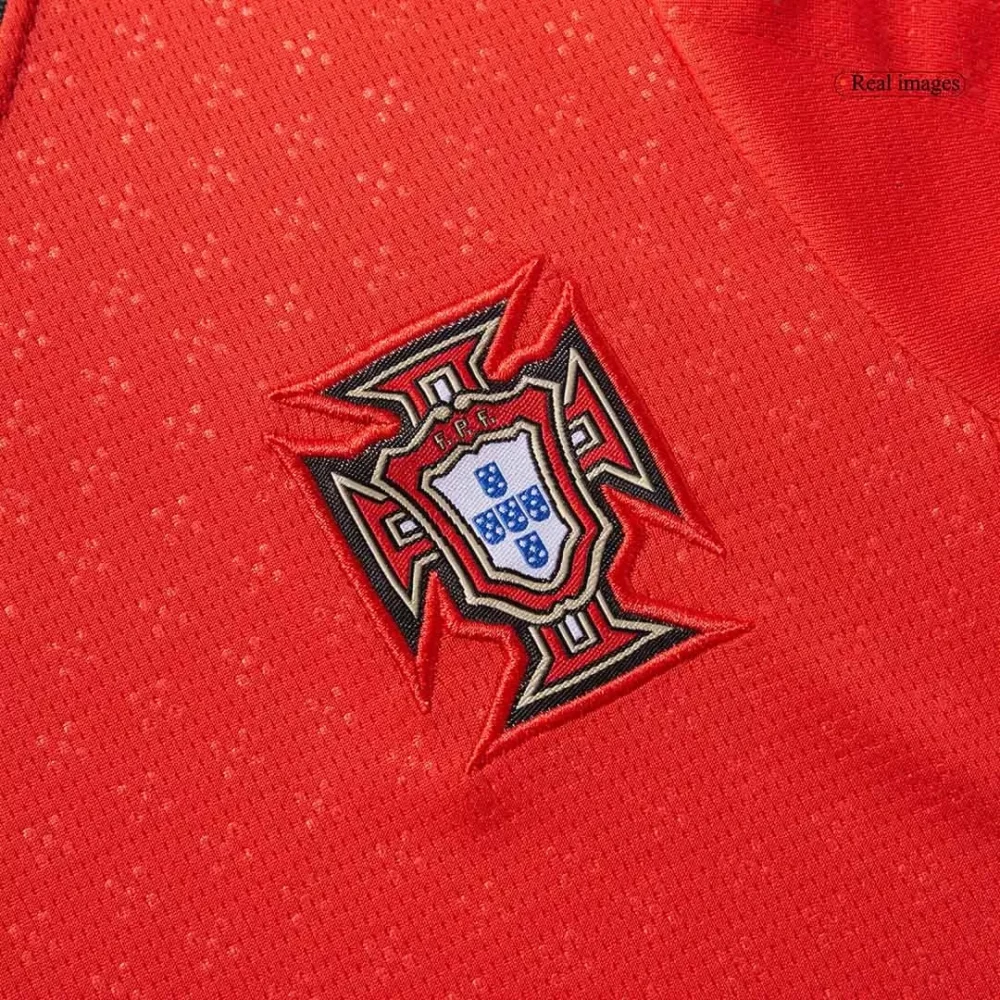 Portugal Home Football Uniform Kids Kit Jersey+Shorts 2025 - Image 6