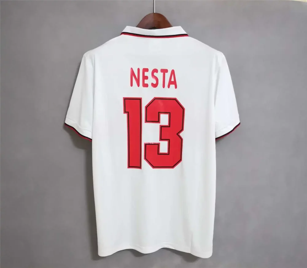 AC Milan Retro Soccer Jersey Away Custom Shirt 1993/94 - Image 9