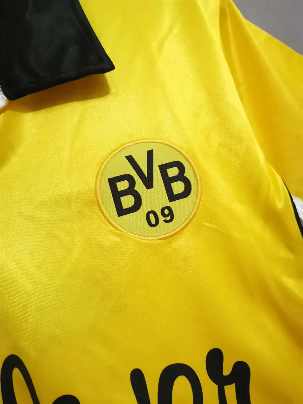 Borussia Dortmund Retro Jersey Home Soccer Shirt 1998-99 - Image 5
