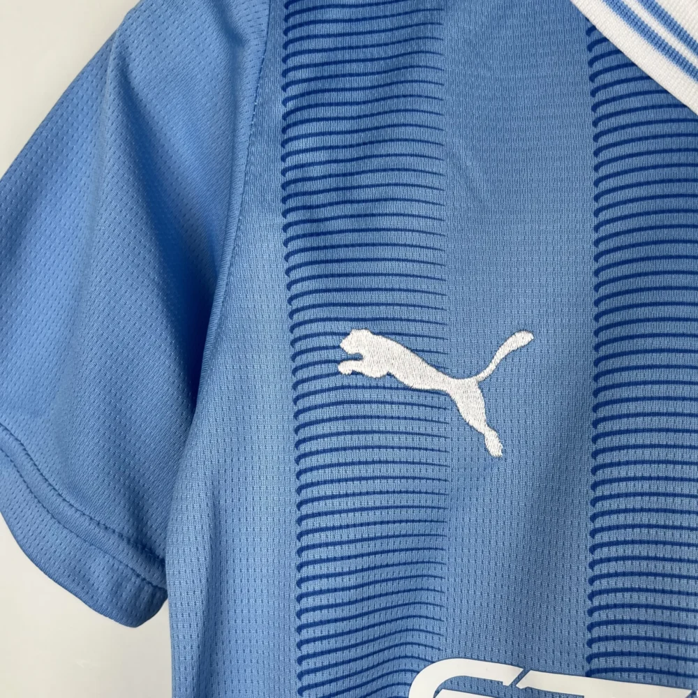 Manchester City Football Jersey Home Kids Kit Jersey+Shorts 2023/24 - Image 4