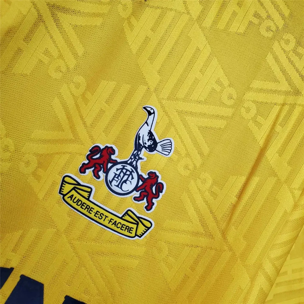Tottenham Hotspur Retro Football Jersey Away Custom Shirt 1992/94 - Image 5