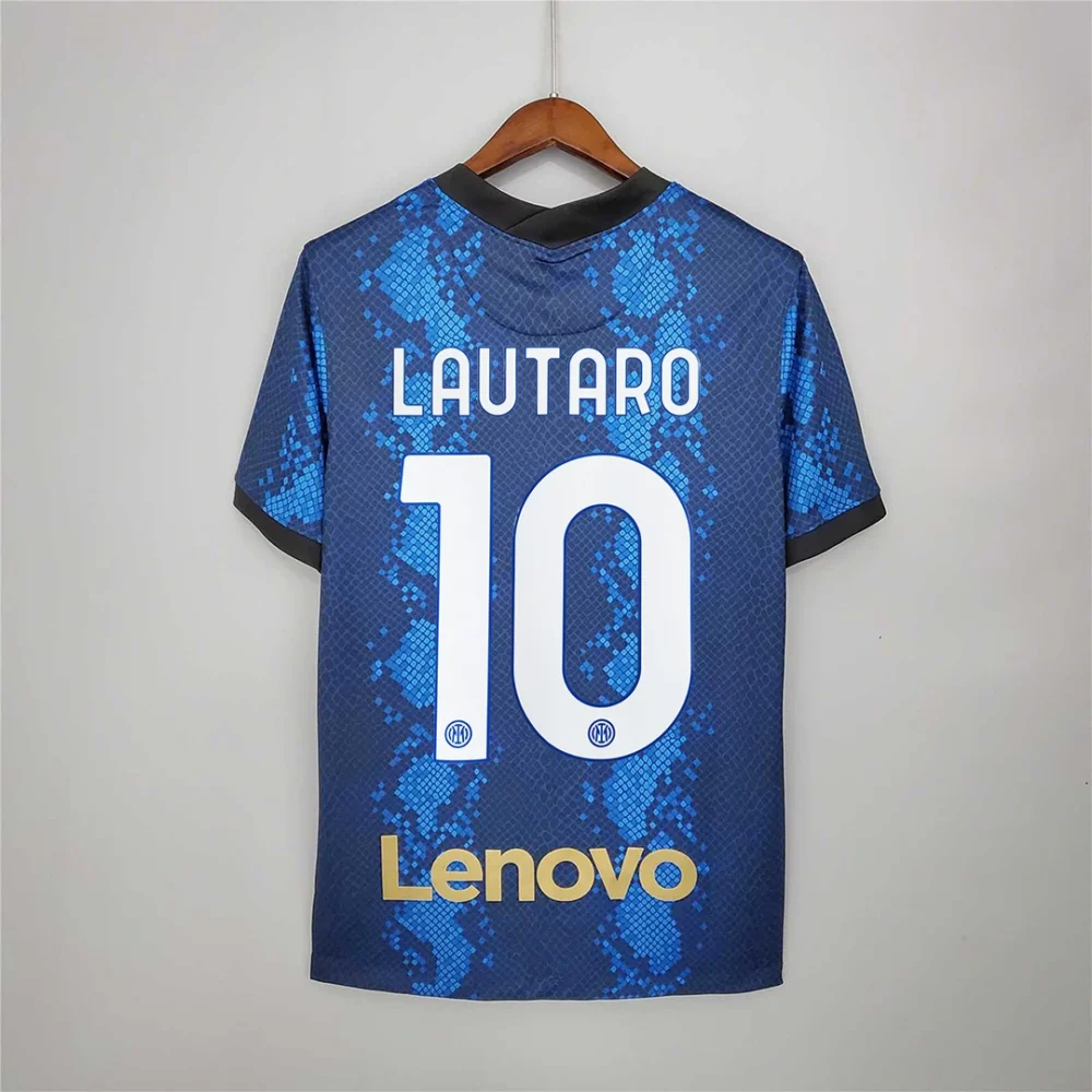 Inter Milan Retro Soccer Jersey Home Custom Shirt 2021/22 - Image 12
