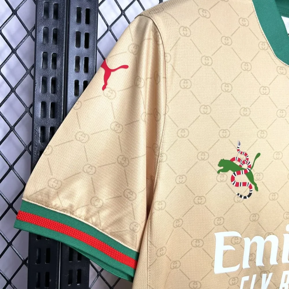 AC Milan Soccer Jersey Gucci Co-branded Custom Shirt 2024/25 - Image 4