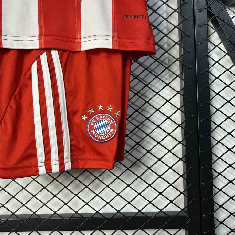 Bayern Munich Home Kids Kit Jerseys+Shorts 2025/26 - Image 9