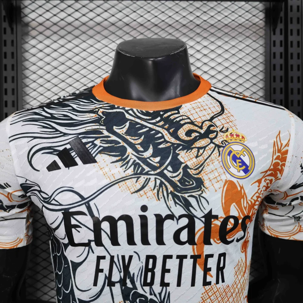 Real Madrid Authentic Soccer Jersey Dragon Special Edition Shirt 2025/26 - Image 3