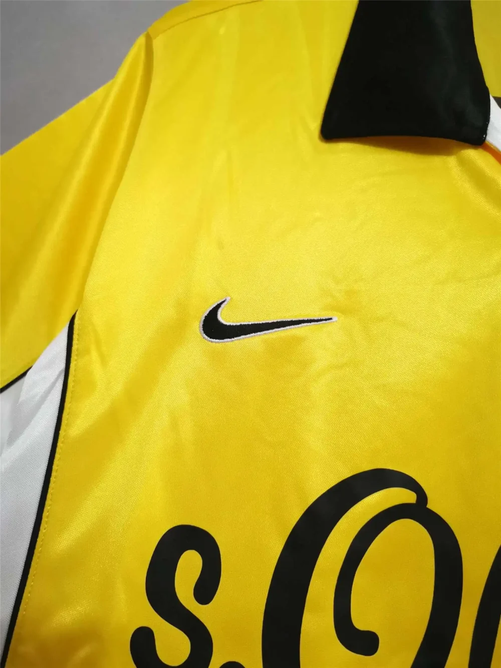 Borussia Dortmund Retro Jersey Home Soccer Shirt 1998-99 - Image 4