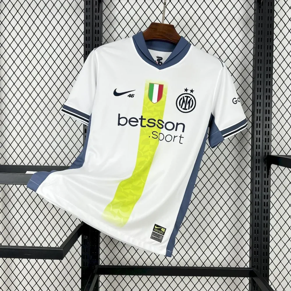 Inter Milan Soccer Jersey Away x Valentino Rossi Custom Shirt 2025/26 - Image 3