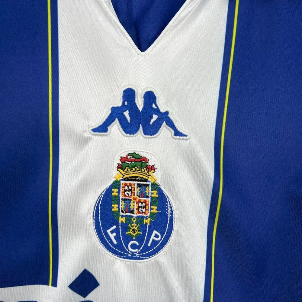 FC Porto Retro Soccer Jersey Home Custom Shirt 1999/00 - Image 3