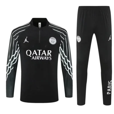 PSG Training Kit (Jacket+Pants) Black 2025/26